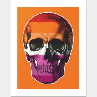 Lesbian Skull Posters and Art